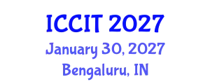 International Conference on Computing and Information Technology (ICCIT) January 30, 2027 - Bengaluru, India