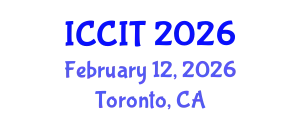 International Conference on Computing and Information Technology (ICCIT) February 12, 2026 - Toronto, Canada