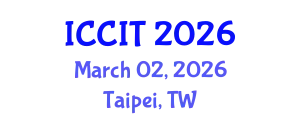 International Conference on Computing and Information Technology (ICCIT) March 02, 2026 - Taipei, Taiwan