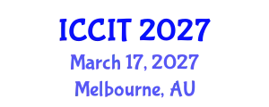 International Conference on Computing and Information Technology (ICCIT) March 17, 2027 - Melbourne, Australia