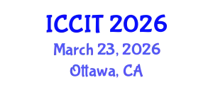 International Conference on Computing and Information Technology (ICCIT) March 23, 2026 - Ottawa, Canada