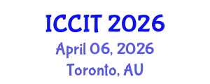 International Conference on Computing and Information Technology (ICCIT) April 06, 2026 - Toronto, Australia