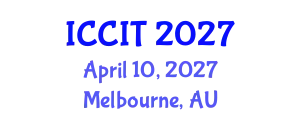 International Conference on Computing and Information Technology (ICCIT) April 10, 2027 - Melbourne, Australia