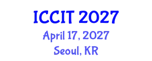 International Conference on Computing and Information Technology (ICCIT) April 17, 2027 - Seoul, Republic of Korea