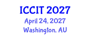 International Conference on Computing and Information Technology (ICCIT) April 24, 2027 - Washington, Australia