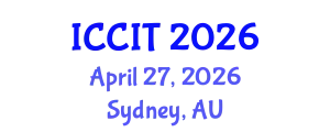 International Conference on Computing and Information Technology (ICCIT) April 27, 2026 - Sydney, Australia