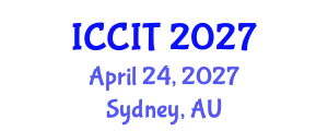 International Conference on Computing and Information Technology (ICCIT) April 24, 2027 - Sydney, Australia