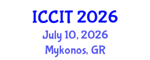 International Conference on Computing and Information Technology (ICCIT) July 10, 2026 - Mykonos, Greece