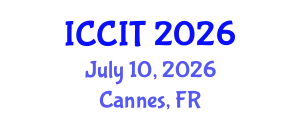 International Conference on Computing and Information Technology (ICCIT) July 10, 2026 - Cannes, France