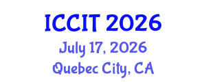 International Conference on Computing and Information Technology (ICCIT) July 17, 2026 - Quebec City, Canada