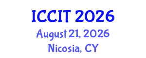 International Conference on Computing and Information Technology (ICCIT) August 21, 2026 - Nicosia, Cyprus