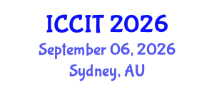 International Conference on Computing and Information Technology (ICCIT) September 06, 2026 - Sydney, Australia