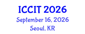 International Conference on Computing and Information Technology (ICCIT) September 16, 2026 - Seoul, Republic of Korea