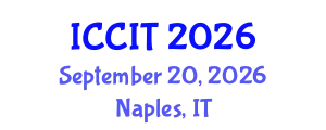 International Conference on Computing and Information Technology (ICCIT) September 20, 2026 - Naples, Italy