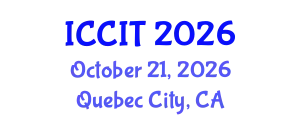 International Conference on Computing and Information Technology (ICCIT) October 21, 2026 - Quebec City, Canada
