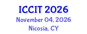 International Conference on Computing and Information Technology (ICCIT) November 04, 2026 - Nicosia, Cyprus