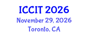 International Conference on Computing and Information Technology (ICCIT) November 29, 2026 - Toronto, Canada