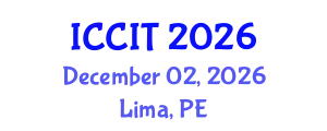 International Conference on Computing and Information Technology (ICCIT) December 02, 2026 - Lima, Peru