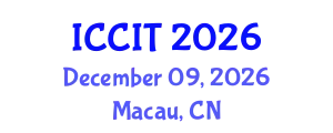 International Conference on Computing and Information Technology (ICCIT) December 09, 2026 - Macau, China