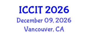 International Conference on Computing and Information Technology (ICCIT) December 09, 2026 - Vancouver, Canada