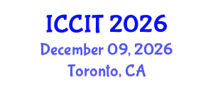 International Conference on Computing and Information Technology (ICCIT) December 09, 2026 - Toronto, Canada