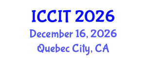 International Conference on Computing and Information Technology (ICCIT) December 16, 2026 - Quebec City, Canada