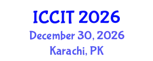 International Conference on Computing and Information Technology (ICCIT) December 30, 2026 - Karachi, Pakistan