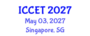International Conference on Concrete Engineering and Technology (ICCET) May 03, 2027 - Singapore, Singapore