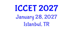 International Conference on Concrete Engineering and Technology (ICCET) January 28, 2027 - Istanbul, Turkey
