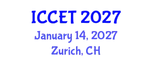 International Conference on Concrete Engineering and Technology (ICCET) January 14, 2027 - Zurich, Switzerland
