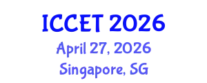 International Conference on Concrete Engineering and Technology (ICCET) April 27, 2026 - Singapore, Singapore