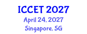 International Conference on Concrete Engineering and Technology (ICCET) April 24, 2027 - Singapore, Singapore