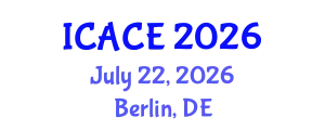 International Conference on Architectural and Civil Engineering (ICACE) July 22, 2026 - Berlin, Germany