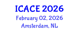 International Conference on Architectural and Civil Engineering (ICACE) February 02, 2026 - Amsterdam, Netherlands