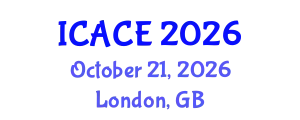 International Conference on Architectural and Civil Engineering (ICACE) October 21, 2026 - London, United Kingdom