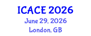 International Conference on Architectural and Civil Engineering (ICACE) June 29, 2026 - London, United Kingdom