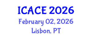International Conference on Architectural and Civil Engineering (ICACE) February 02, 2026 - Lisbon, Portugal
