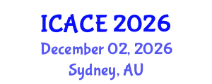 International Conference on Architectural and Civil Engineering (ICACE) December 02, 2026 - Sydney, Australia