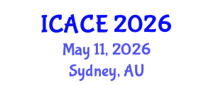 International Conference on Architectural and Civil Engineering (ICACE) May 11, 2026 - Sydney, Australia