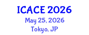 International Conference on Architectural and Civil Engineering (ICACE) May 25, 2026 - Tokyo, Japan
