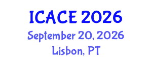 International Conference on Architectural and Civil Engineering (ICACE) September 20, 2026 - Lisbon, Portugal