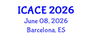 International Conference on Architectural and Civil Engineering (ICACE) June 08, 2026 - Barcelona, Spain