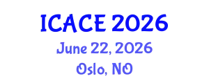 International Conference on Architectural and Civil Engineering (ICACE) June 22, 2026 - Oslo, Norway