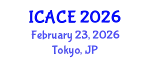 International Conference on Architectural and Civil Engineering (ICACE) February 23, 2026 - Tokyo, Japan