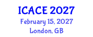 International Conference on Architectural and Civil Engineering (ICACE) February 15, 2027 - London, United Kingdom