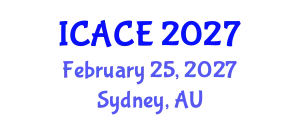 International Conference on Architectural and Civil Engineering (ICACE) February 25, 2027 - Sydney, Australia