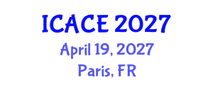 International Conference on Architectural and Civil Engineering (ICACE) April 19, 2027 - Paris, France
