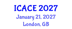 International Conference on Architectural and Civil Engineering (ICACE) January 21, 2027 - London, United Kingdom