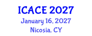 International Conference on Architectural and Civil Engineering (ICACE) January 16, 2027 - Nicosia, Cyprus