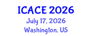International Conference on Architectural and Civil Engineering (ICACE) July 17, 2026 - Washington, United States